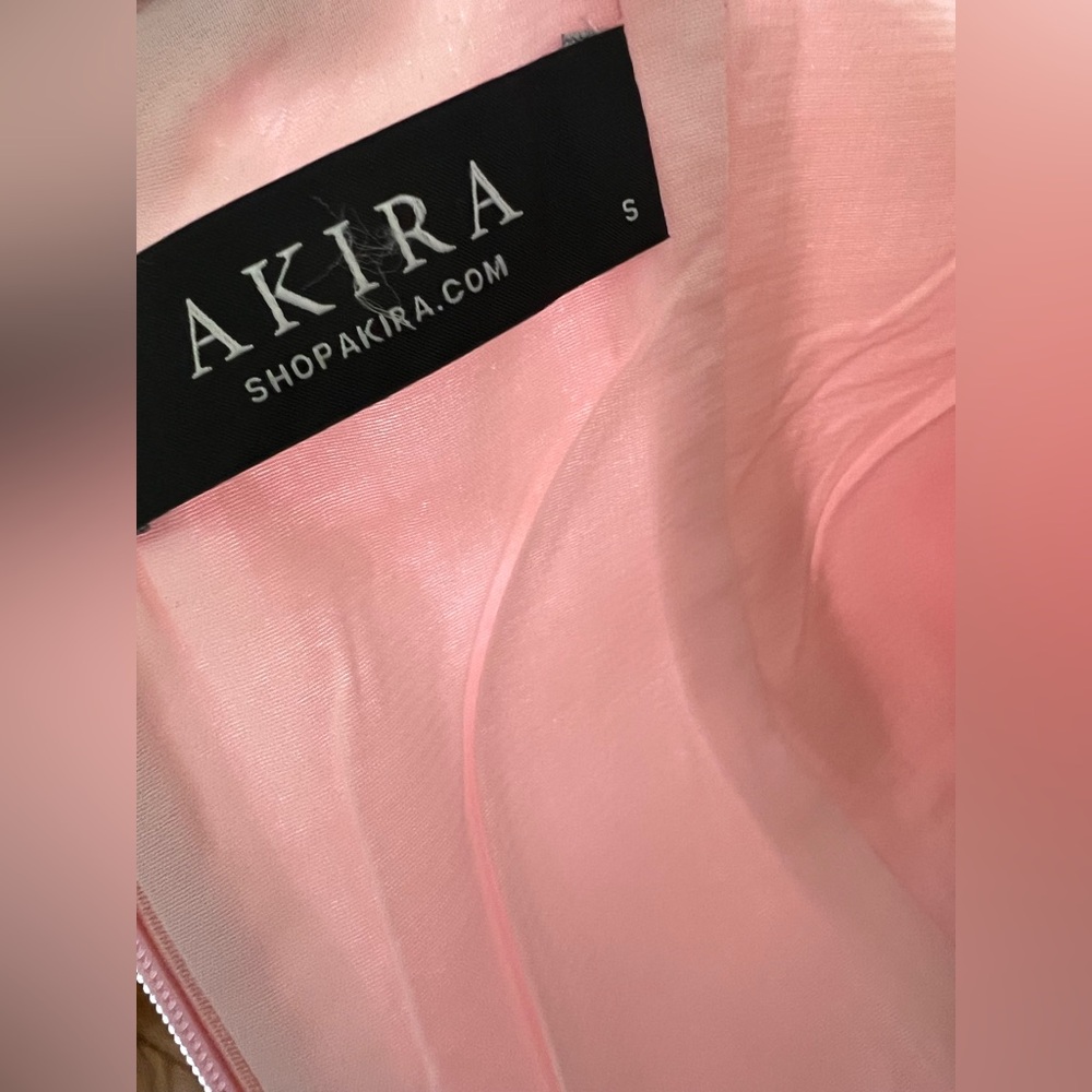 AKIRA Embellished Bow Pink Dress - Picture 11 of 12